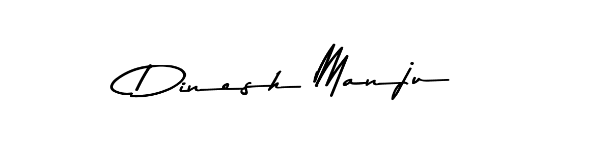 Use a signature maker to create a handwritten signature online. With this signature software, you can design (Asem Kandis PERSONAL USE) your own signature for name Dinesh Manju. Dinesh Manju signature style 9 images and pictures png