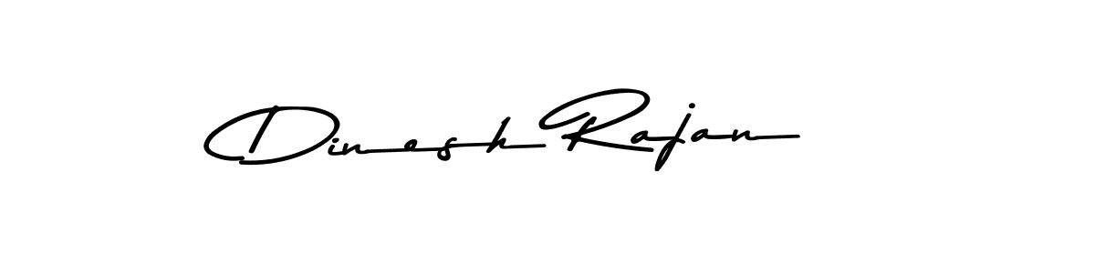 Create a beautiful signature design for name Dinesh Rajan. With this signature (Asem Kandis PERSONAL USE) fonts, you can make a handwritten signature for free. Dinesh Rajan signature style 9 images and pictures png