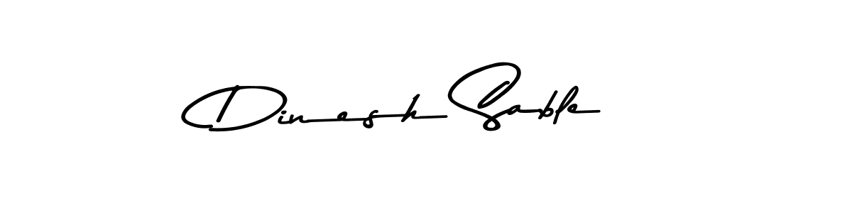 Make a beautiful signature design for name Dinesh Sable. With this signature (Asem Kandis PERSONAL USE) style, you can create a handwritten signature for free. Dinesh Sable signature style 9 images and pictures png