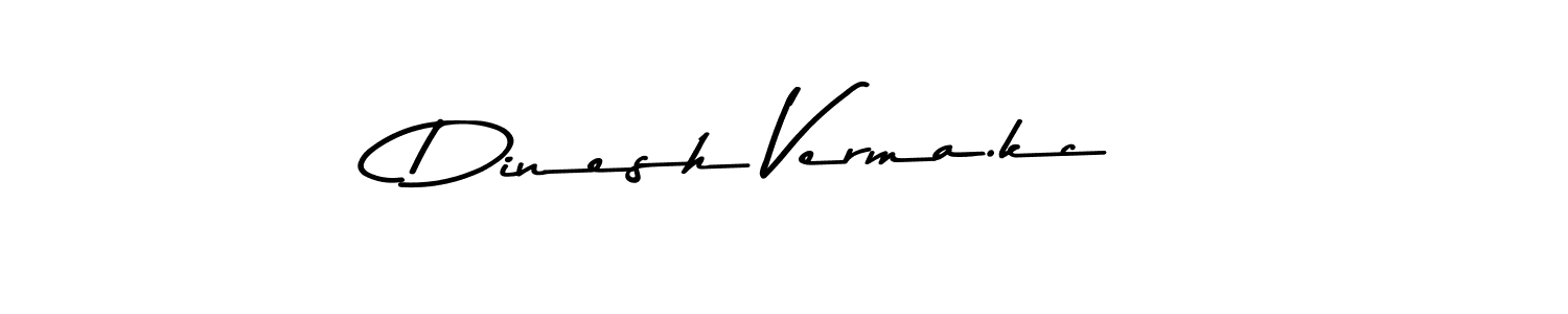 Use a signature maker to create a handwritten signature online. With this signature software, you can design (Asem Kandis PERSONAL USE) your own signature for name Dinesh Verma.kc. Dinesh Verma.kc signature style 9 images and pictures png
