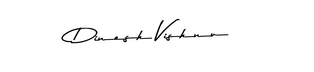 Make a beautiful signature design for name Dinesh Vishnu. With this signature (Asem Kandis PERSONAL USE) style, you can create a handwritten signature for free. Dinesh Vishnu signature style 9 images and pictures png