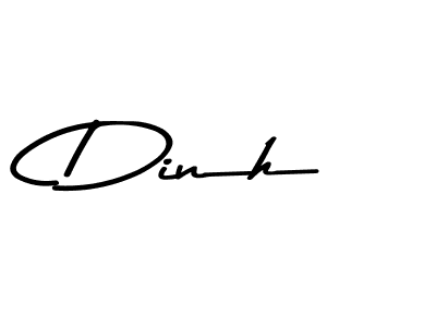 Asem Kandis PERSONAL USE is a professional signature style that is perfect for those who want to add a touch of class to their signature. It is also a great choice for those who want to make their signature more unique. Get Dinh name to fancy signature for free. Dinh signature style 9 images and pictures png