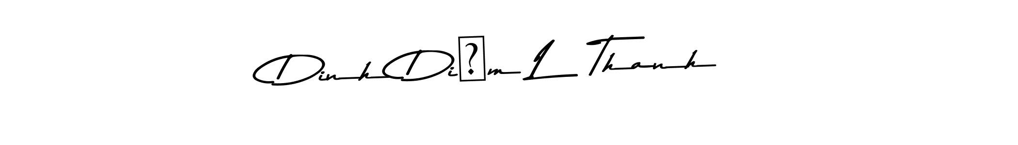 It looks lik you need a new signature style for name Dinh Diễm Lê Thanh. Design unique handwritten (Asem Kandis PERSONAL USE) signature with our free signature maker in just a few clicks. Dinh Diễm Lê Thanh signature style 9 images and pictures png