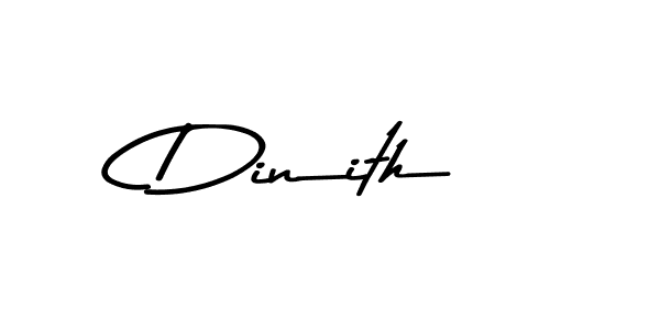 Create a beautiful signature design for name Dinith. With this signature (Asem Kandis PERSONAL USE) fonts, you can make a handwritten signature for free. Dinith signature style 9 images and pictures png