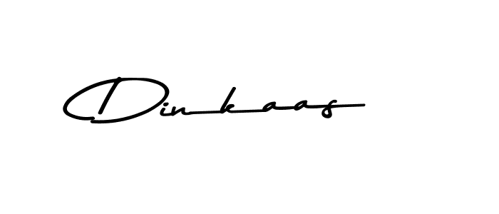 Make a beautiful signature design for name Dinkaas. With this signature (Asem Kandis PERSONAL USE) style, you can create a handwritten signature for free. Dinkaas signature style 9 images and pictures png