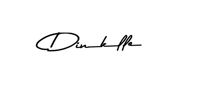 Also we have Dinklle name is the best signature style. Create professional handwritten signature collection using Asem Kandis PERSONAL USE autograph style. Dinklle signature style 9 images and pictures png