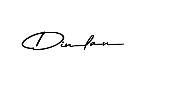 Use a signature maker to create a handwritten signature online. With this signature software, you can design (Asem Kandis PERSONAL USE) your own signature for name Dinlan. Dinlan signature style 9 images and pictures png