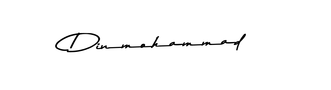 Design your own signature with our free online signature maker. With this signature software, you can create a handwritten (Asem Kandis PERSONAL USE) signature for name Dinmohammad. Dinmohammad signature style 9 images and pictures png