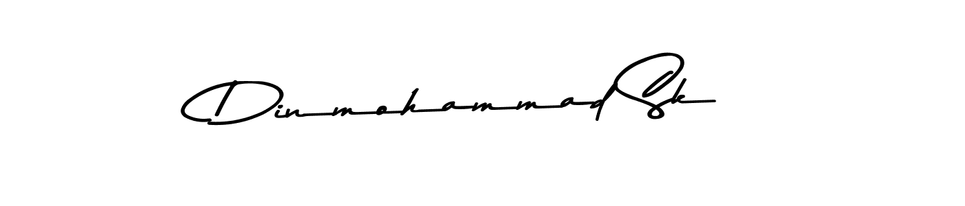 Dinmohammad Sk stylish signature style. Best Handwritten Sign (Asem Kandis PERSONAL USE) for my name. Handwritten Signature Collection Ideas for my name Dinmohammad Sk. Dinmohammad Sk signature style 9 images and pictures png