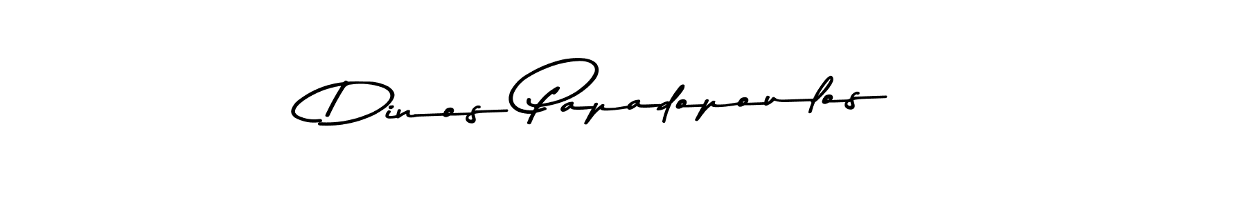 Use a signature maker to create a handwritten signature online. With this signature software, you can design (Asem Kandis PERSONAL USE) your own signature for name Dinos Papadopoulos. Dinos Papadopoulos signature style 9 images and pictures png