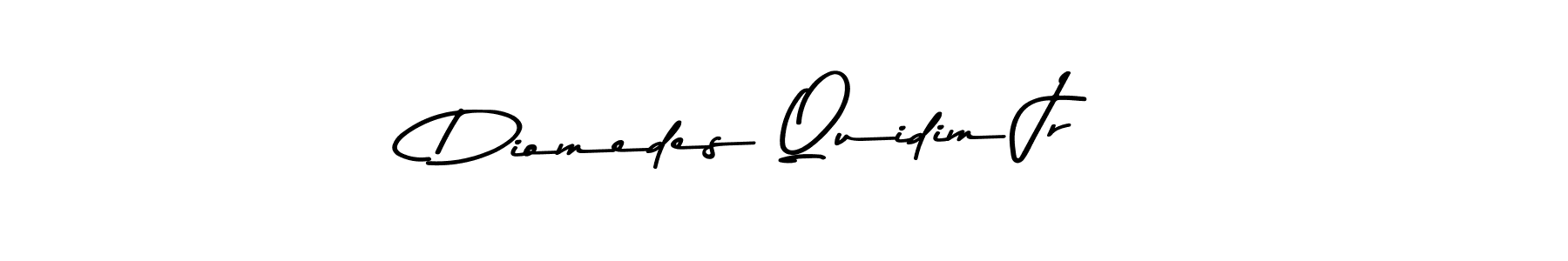 Design your own signature with our free online signature maker. With this signature software, you can create a handwritten (Asem Kandis PERSONAL USE) signature for name Diomedes Quidim Jr. Diomedes Quidim Jr signature style 9 images and pictures png