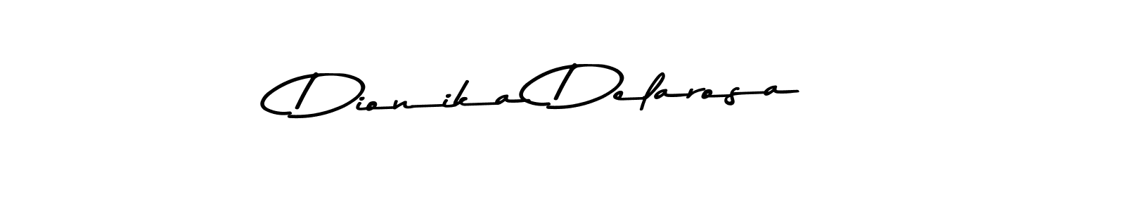 How to make Dionika Delarosa name signature. Use Asem Kandis PERSONAL USE style for creating short signs online. This is the latest handwritten sign. Dionika Delarosa signature style 9 images and pictures png