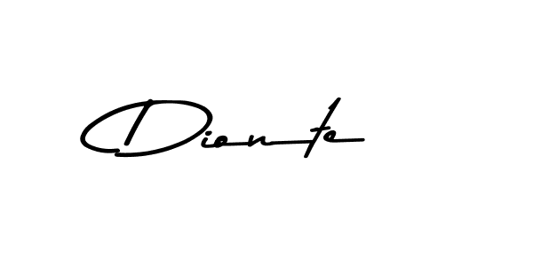 How to make Dionte name signature. Use Asem Kandis PERSONAL USE style for creating short signs online. This is the latest handwritten sign. Dionte signature style 9 images and pictures png