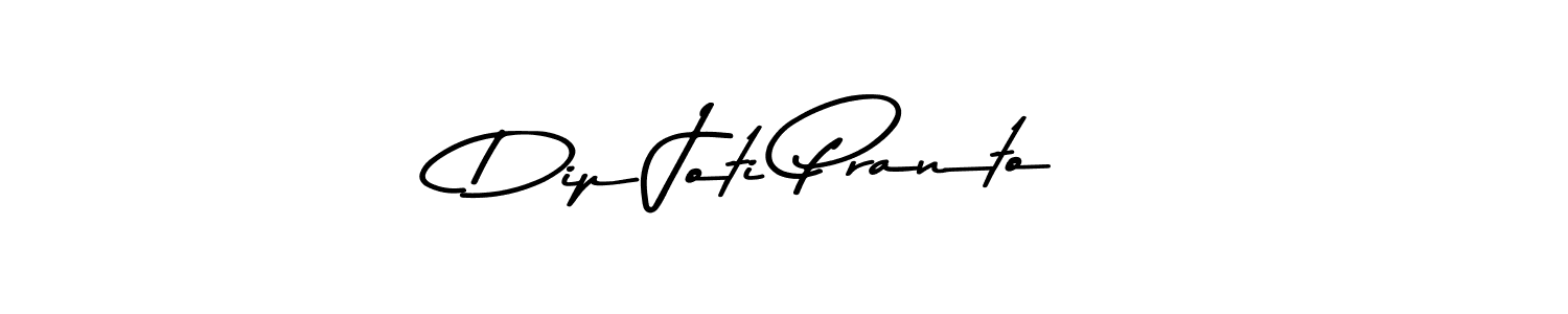 How to make Dip Joti Pranto name signature. Use Asem Kandis PERSONAL USE style for creating short signs online. This is the latest handwritten sign. Dip Joti Pranto signature style 9 images and pictures png