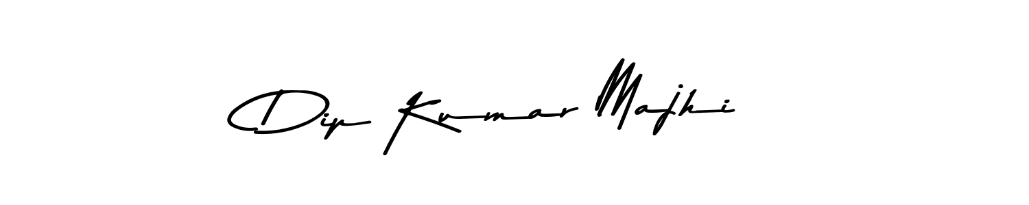 Create a beautiful signature design for name Dip Kumar Majhi. With this signature (Asem Kandis PERSONAL USE) fonts, you can make a handwritten signature for free. Dip Kumar Majhi signature style 9 images and pictures png