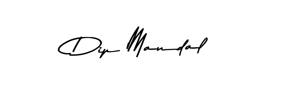 Create a beautiful signature design for name Dip Mandal. With this signature (Asem Kandis PERSONAL USE) fonts, you can make a handwritten signature for free. Dip Mandal signature style 9 images and pictures png