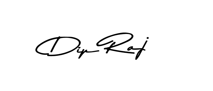 How to make Dip Raj name signature. Use Asem Kandis PERSONAL USE style for creating short signs online. This is the latest handwritten sign. Dip Raj signature style 9 images and pictures png