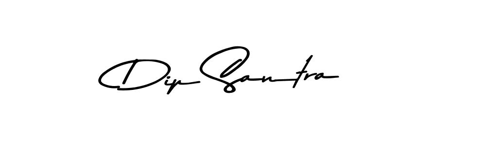 Dip Santra stylish signature style. Best Handwritten Sign (Asem Kandis PERSONAL USE) for my name. Handwritten Signature Collection Ideas for my name Dip Santra. Dip Santra signature style 9 images and pictures png