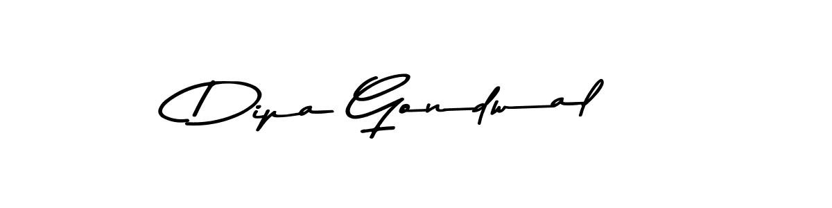 How to make Dipa Gondwal signature? Asem Kandis PERSONAL USE is a professional autograph style. Create handwritten signature for Dipa Gondwal name. Dipa Gondwal signature style 9 images and pictures png
