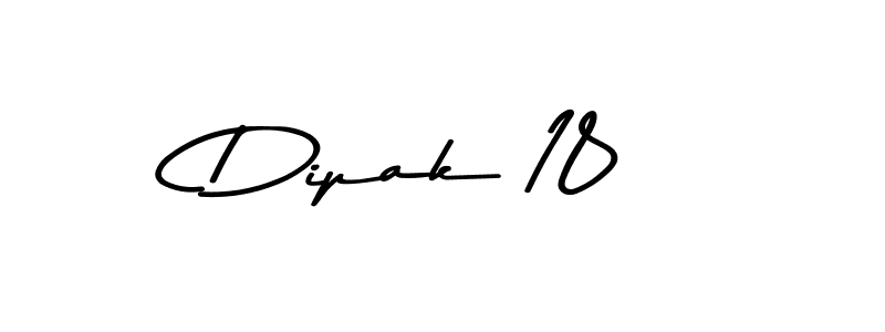 How to make Dipak 18 name signature. Use Asem Kandis PERSONAL USE style for creating short signs online. This is the latest handwritten sign. Dipak 18 signature style 9 images and pictures png