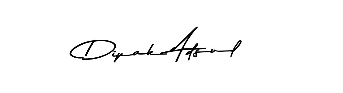 How to Draw Dipak Adsul signature style? Asem Kandis PERSONAL USE is a latest design signature styles for name Dipak Adsul. Dipak Adsul signature style 9 images and pictures png