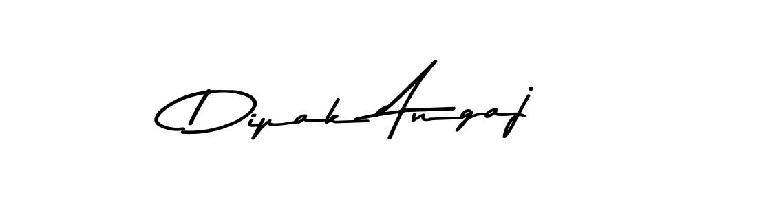 The best way (Asem Kandis PERSONAL USE) to make a short signature is to pick only two or three words in your name. The name Dipak Angaj include a total of six letters. For converting this name. Dipak Angaj signature style 9 images and pictures png