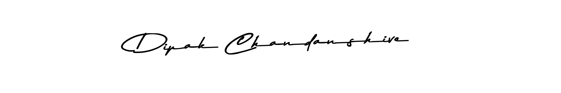 Make a beautiful signature design for name Dipak Chandanshive. With this signature (Asem Kandis PERSONAL USE) style, you can create a handwritten signature for free. Dipak Chandanshive signature style 9 images and pictures png