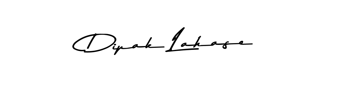 How to make Dipak Lahase name signature. Use Asem Kandis PERSONAL USE style for creating short signs online. This is the latest handwritten sign. Dipak Lahase signature style 9 images and pictures png