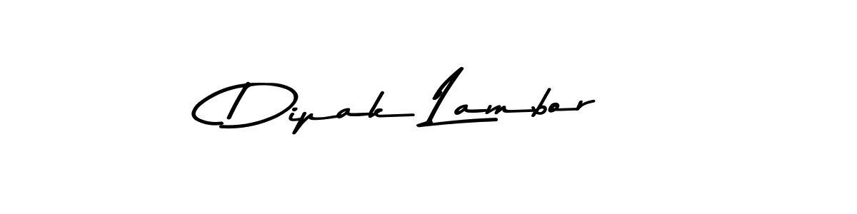 Also we have Dipak Lambor name is the best signature style. Create professional handwritten signature collection using Asem Kandis PERSONAL USE autograph style. Dipak Lambor signature style 9 images and pictures png