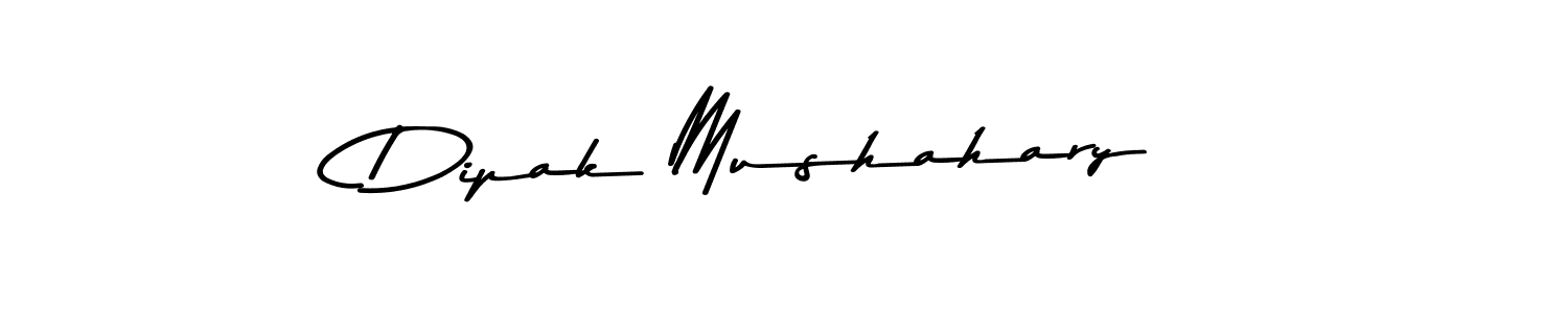 Design your own signature with our free online signature maker. With this signature software, you can create a handwritten (Asem Kandis PERSONAL USE) signature for name Dipak Mushahary. Dipak Mushahary signature style 9 images and pictures png
