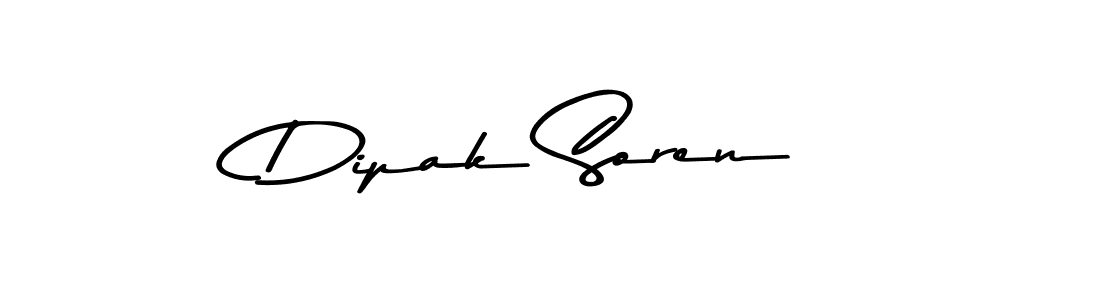 Design your own signature with our free online signature maker. With this signature software, you can create a handwritten (Asem Kandis PERSONAL USE) signature for name Dipak Soren. Dipak Soren signature style 9 images and pictures png