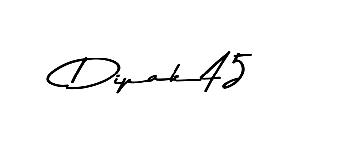 Also we have Dipak45 name is the best signature style. Create professional handwritten signature collection using Asem Kandis PERSONAL USE autograph style. Dipak45 signature style 9 images and pictures png