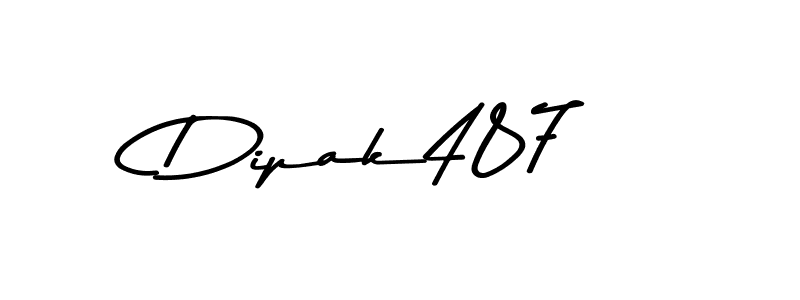 It looks lik you need a new signature style for name Dipak487. Design unique handwritten (Asem Kandis PERSONAL USE) signature with our free signature maker in just a few clicks. Dipak487 signature style 9 images and pictures png