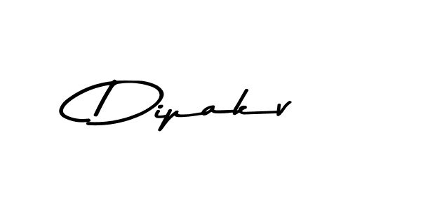 How to make Dipakv signature? Asem Kandis PERSONAL USE is a professional autograph style. Create handwritten signature for Dipakv name. Dipakv signature style 9 images and pictures png