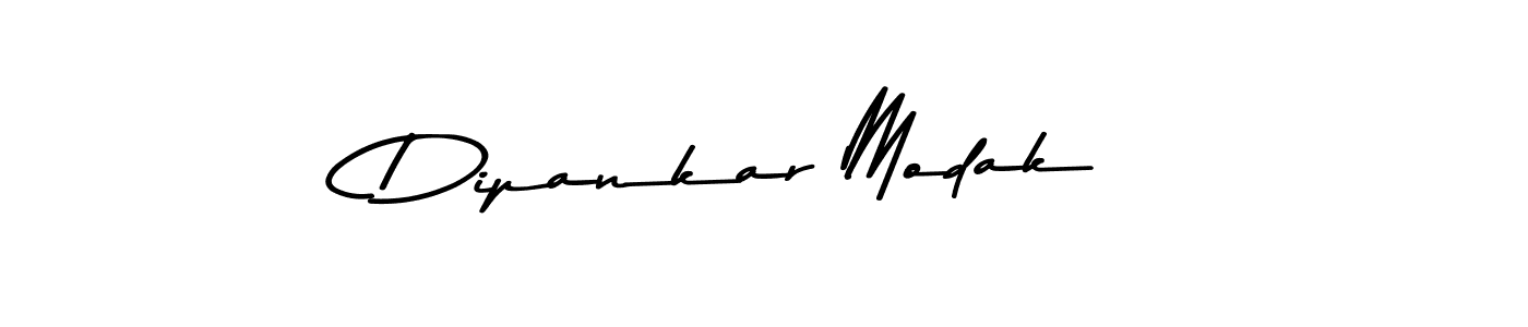 Make a beautiful signature design for name Dipankar Modak. With this signature (Asem Kandis PERSONAL USE) style, you can create a handwritten signature for free. Dipankar Modak signature style 9 images and pictures png