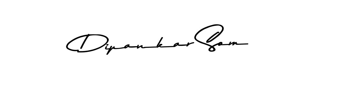 How to make Dipankar Som name signature. Use Asem Kandis PERSONAL USE style for creating short signs online. This is the latest handwritten sign. Dipankar Som signature style 9 images and pictures png