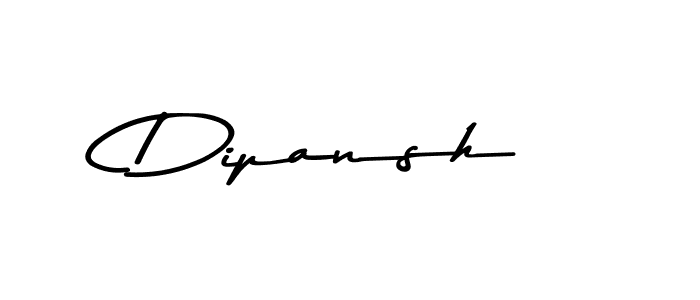 Design your own signature with our free online signature maker. With this signature software, you can create a handwritten (Asem Kandis PERSONAL USE) signature for name Dipansh. Dipansh signature style 9 images and pictures png