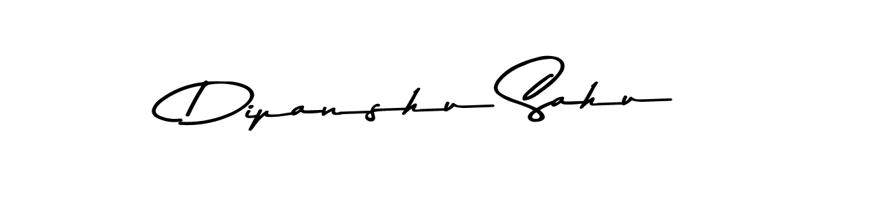 How to make Dipanshu Sahu name signature. Use Asem Kandis PERSONAL USE style for creating short signs online. This is the latest handwritten sign. Dipanshu Sahu signature style 9 images and pictures png