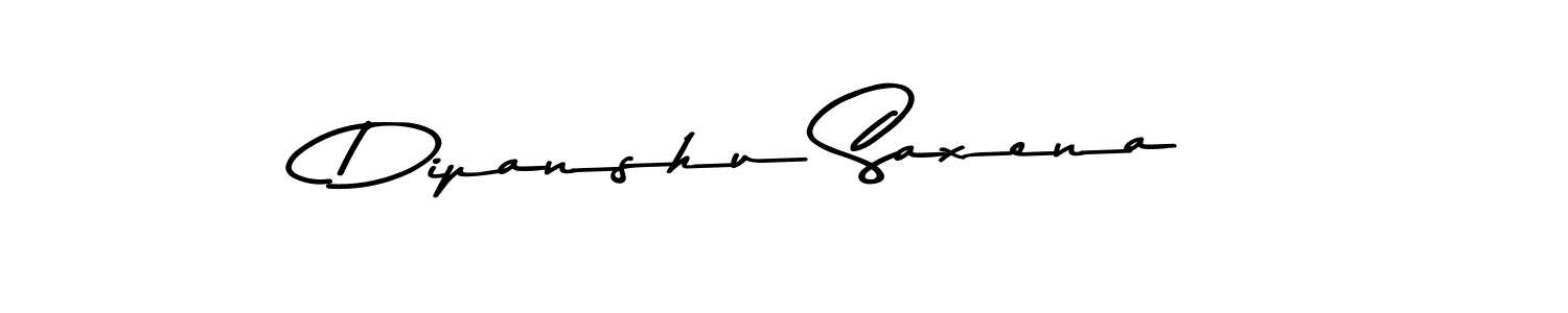 How to make Dipanshu Saxena name signature. Use Asem Kandis PERSONAL USE style for creating short signs online. This is the latest handwritten sign. Dipanshu Saxena signature style 9 images and pictures png