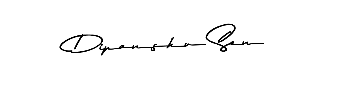 Make a beautiful signature design for name Dipanshu Sen. With this signature (Asem Kandis PERSONAL USE) style, you can create a handwritten signature for free. Dipanshu Sen signature style 9 images and pictures png