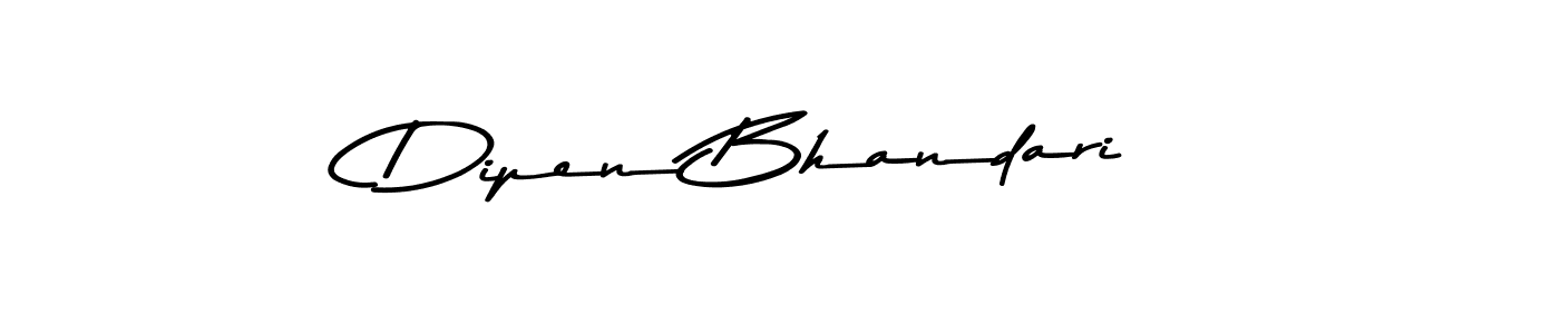 Asem Kandis PERSONAL USE is a professional signature style that is perfect for those who want to add a touch of class to their signature. It is also a great choice for those who want to make their signature more unique. Get Dipen Bhandari name to fancy signature for free. Dipen Bhandari signature style 9 images and pictures png