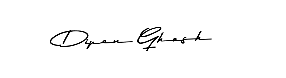 Dipen Ghosh stylish signature style. Best Handwritten Sign (Asem Kandis PERSONAL USE) for my name. Handwritten Signature Collection Ideas for my name Dipen Ghosh. Dipen Ghosh signature style 9 images and pictures png
