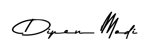 Personalize your online presence with Dipen Modi signature rendered in elegant Asem Kandis PERSONAL USE font. Great for website footers and blogs. Dipen Modi signature style 9 images and pictures png