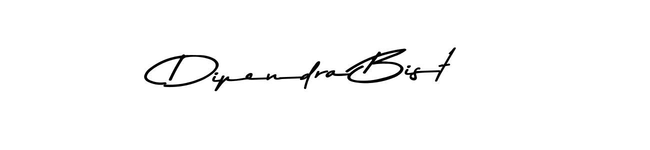 Design your own signature with our free online signature maker. With this signature software, you can create a handwritten (Asem Kandis PERSONAL USE) signature for name Dipendra Bist. Dipendra Bist signature style 9 images and pictures png