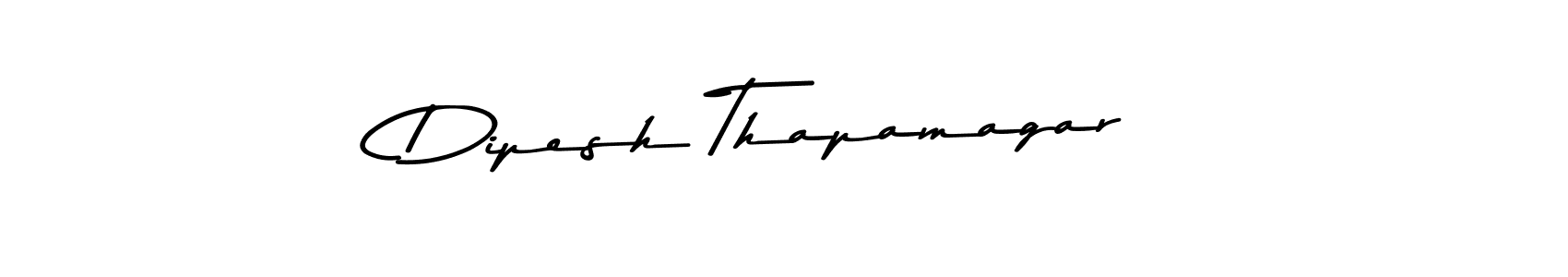 Dipesh Thapamagar stylish signature style. Best Handwritten Sign (Asem Kandis PERSONAL USE) for my name. Handwritten Signature Collection Ideas for my name Dipesh Thapamagar. Dipesh Thapamagar signature style 9 images and pictures png