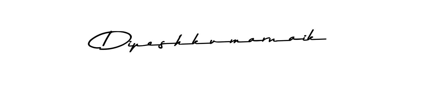 Create a beautiful signature design for name Dipeshkumarnaik. With this signature (Asem Kandis PERSONAL USE) fonts, you can make a handwritten signature for free. Dipeshkumarnaik signature style 9 images and pictures png