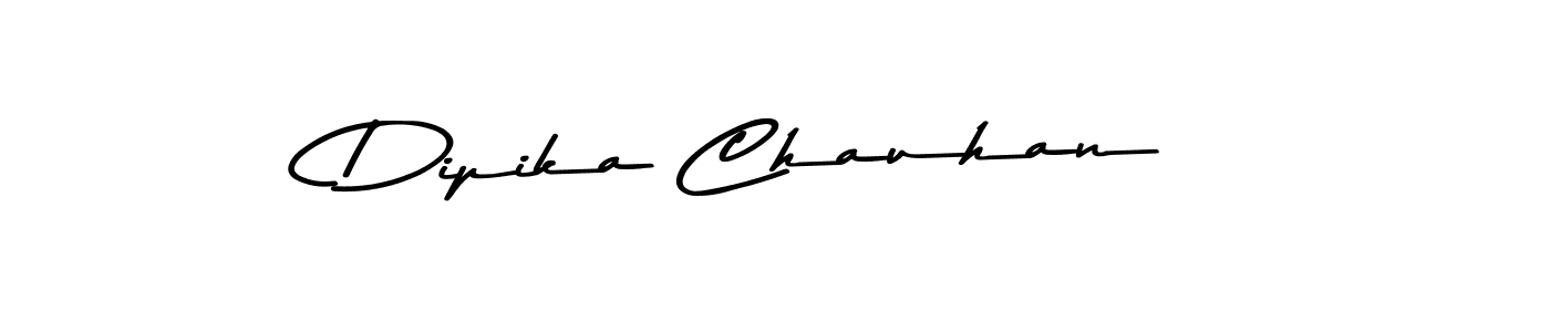 Dipika Chauhan stylish signature style. Best Handwritten Sign (Asem Kandis PERSONAL USE) for my name. Handwritten Signature Collection Ideas for my name Dipika Chauhan. Dipika Chauhan signature style 9 images and pictures png
