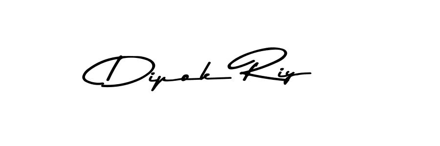 Dipok Riy stylish signature style. Best Handwritten Sign (Asem Kandis PERSONAL USE) for my name. Handwritten Signature Collection Ideas for my name Dipok Riy. Dipok Riy signature style 9 images and pictures png