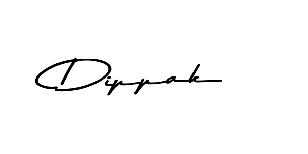 Make a beautiful signature design for name Dippak. With this signature (Asem Kandis PERSONAL USE) style, you can create a handwritten signature for free. Dippak signature style 9 images and pictures png