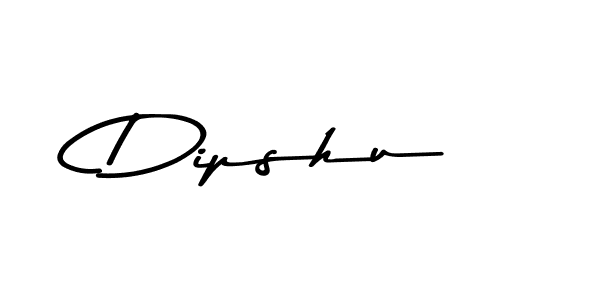 Design your own signature with our free online signature maker. With this signature software, you can create a handwritten (Asem Kandis PERSONAL USE) signature for name Dipshu. Dipshu signature style 9 images and pictures png